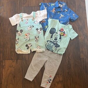 Bundle of 3 Disney Outfits and Shirt